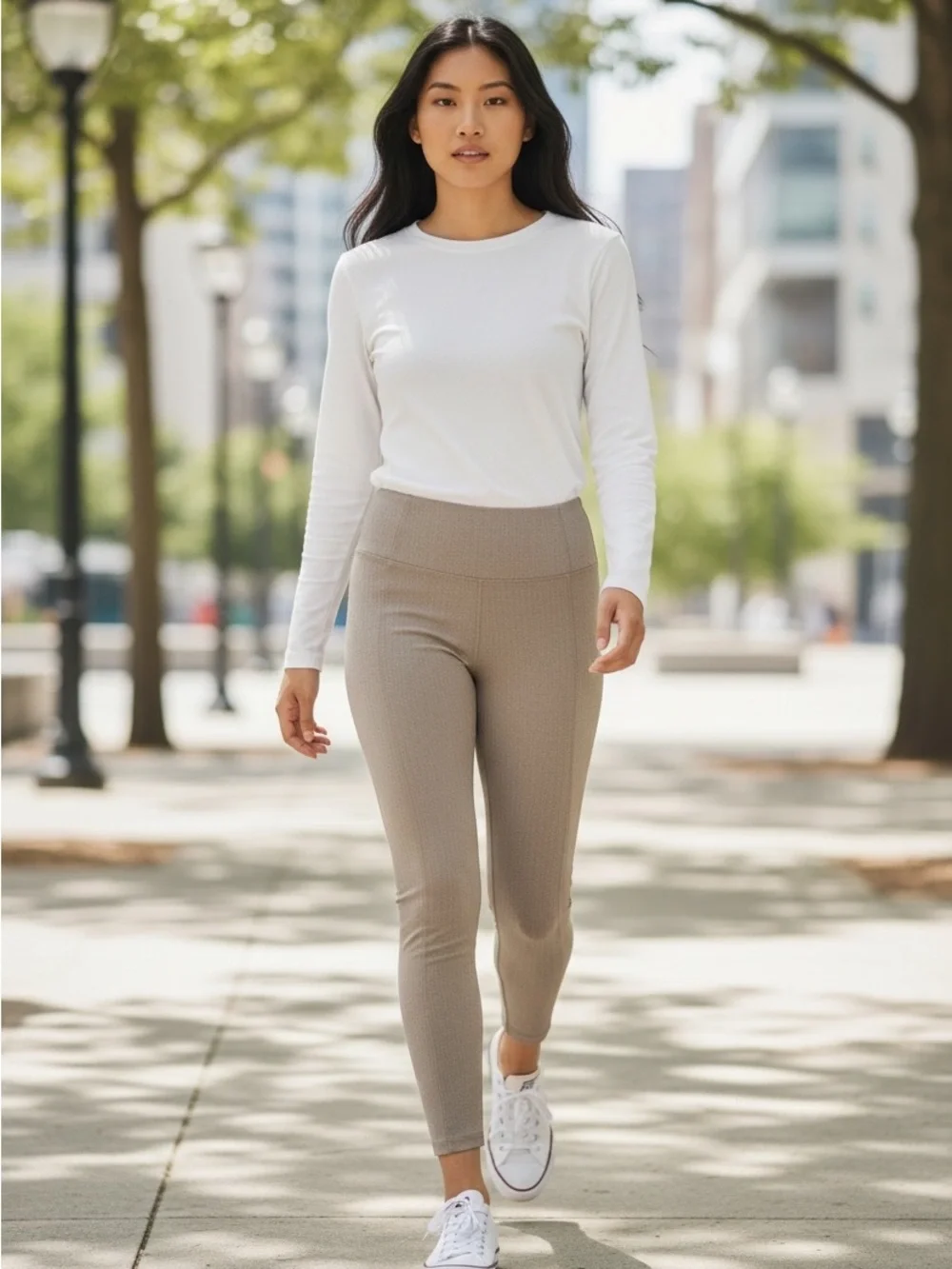 Athleta Delancey Herringbone Tight Leggings - Picture 1 of 7